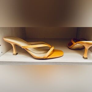 Ann Taylor Orange Sandals - Never Worn